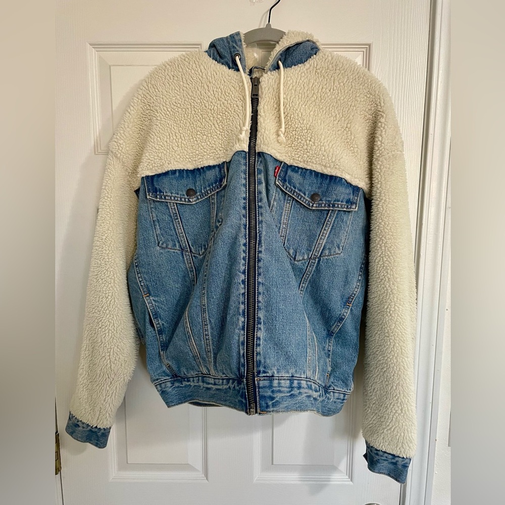 Levi's premium sherpa jacket vintage sz medium